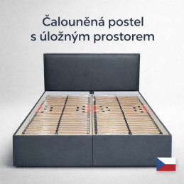 Luxusní čalouněná postel