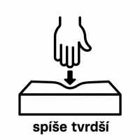 Spíše tvrdší